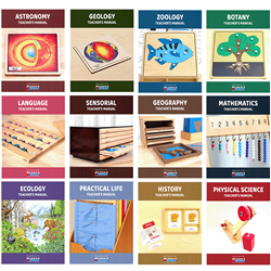Set of 12 Montessori Albums