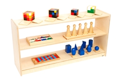 Two Tier Adjustable Shelf 24" High, 11.5"Depth - Plywood
