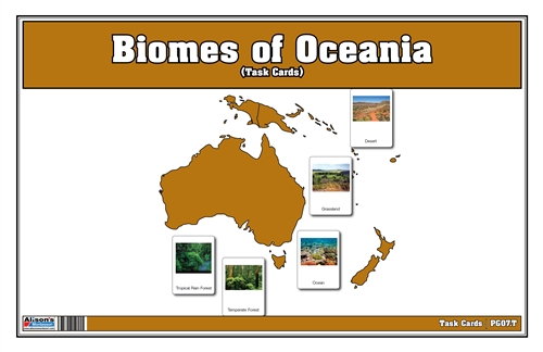 Biomes of Oceania - Task Cards