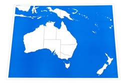 Unlabeled Control Chart for Map of Oceania