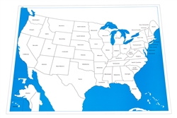 Labeled Control Chart for Map of USA