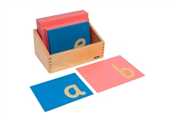 Lowercase Sandpaper Letters: Sassoon-Print (Premium Quality)