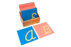 Uppercase Sandpaper Letters: Cursive (Premium Quality)
