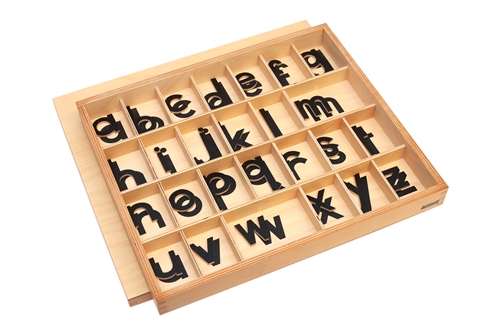 Small Movable Alphabets: Black, Print (Premium Quality)