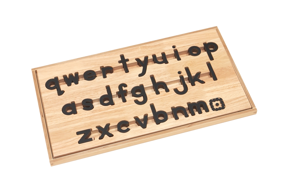 Movable Alphabet: Print – QWERTY Keyboard Layout – Configured Board (Premium Quality)