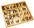 Lowercase Small Black Movable Alphabet Sassoon-Print (Premium Quality)