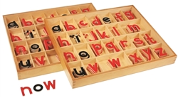 Small Movable Alphabet: Lowercase - Red and Black (Premium Quality)