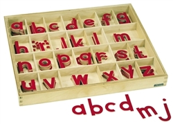 Small Movable Alphabets: Red - Print (Premium Quality)