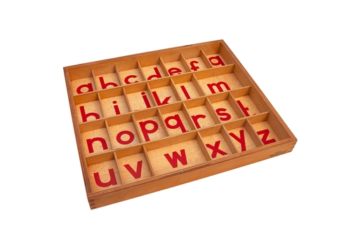 Box for Small Movable Alphabet: (Red) - Print