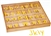 Small Movable Alphabets: Yellow, Print  (Premium Quality)