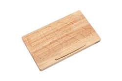 Pre-Writing Closed Shapes Board