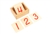Wooden Cards for the Red and Blue Number Rods