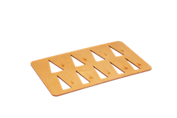 Wooden Template for Cut-Out Labeled Fraction Circles (Premium Quality)