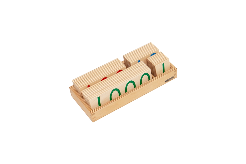 Large Wooden Number Cards (1-9000) (Premium Quality)