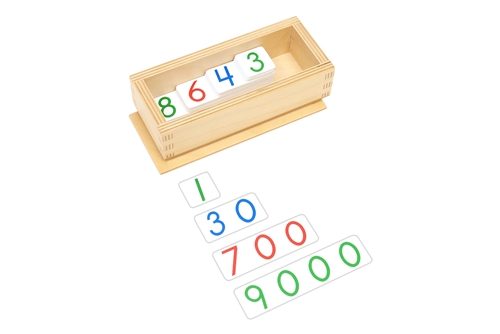Small Plastic Number Cards (1-9000) (Premium Quality)