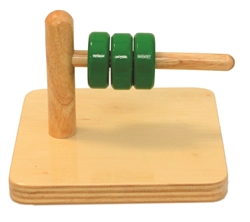 Rings on a Horizontal Dowel
