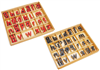 Small Movable Alphabets: Sassoon (Black and Red) (Premium Quality)