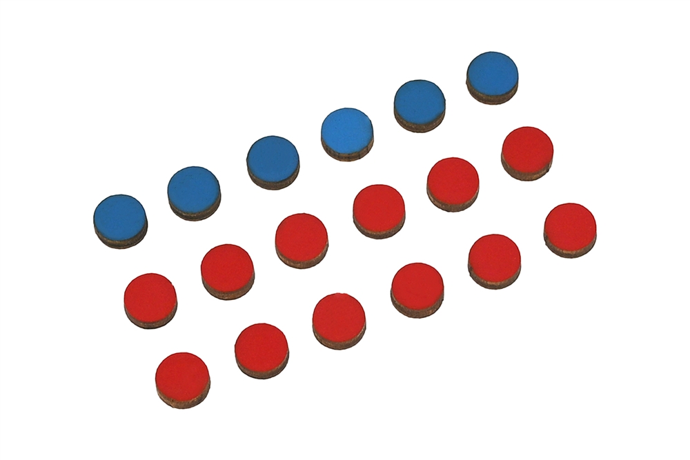 Blue & Red Replacement Dots for Small Movable Alphabet - Print