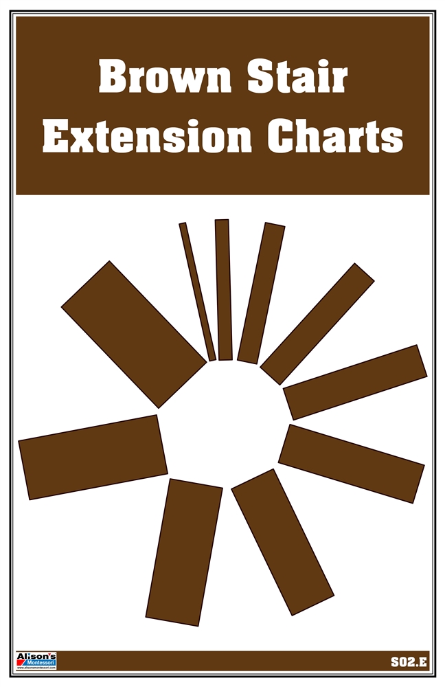 Brown Stair Extension Charts (Printed)