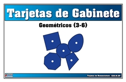 Tarjetas de Nomenclatura del Gabinete Geométrico (3-6) (Impresas)