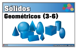 Tarjetas de Nomenclatura de Sólidos Geométricos 3-6 (Impresas)