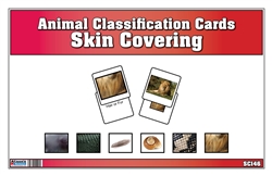 Animal Classification Cards - Skin Covering (Printed)