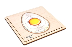 Parts of an Egg Nomenclature Puzzle and Nomenclature Cards (3-6)