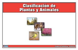 Clasificación de Plantas y Animales (Printed)