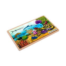 Life in the Coral Reef Puzzle with Nomenclature Cards (6-9)