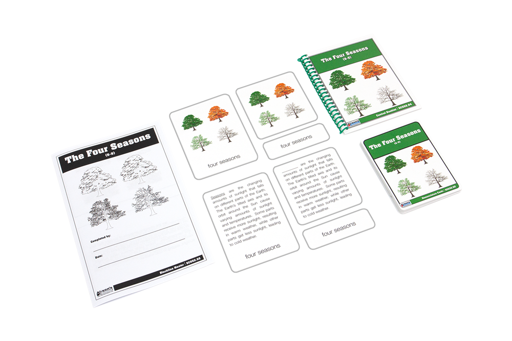The Four Seasons Nomenclature Cards  6-9 (Printed)