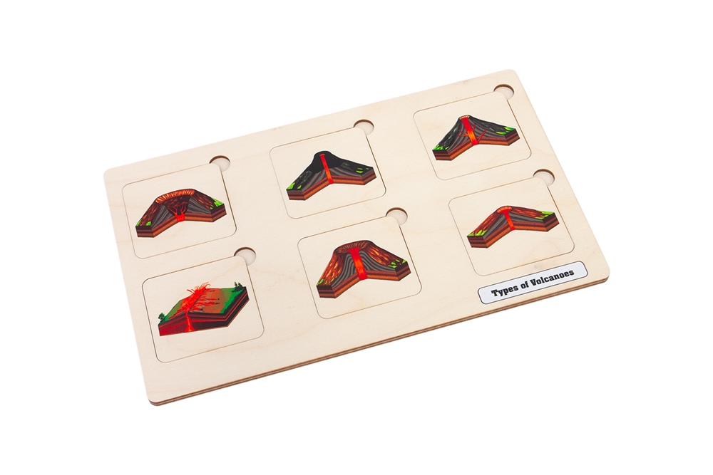 Types of Volcanoes Puzzle