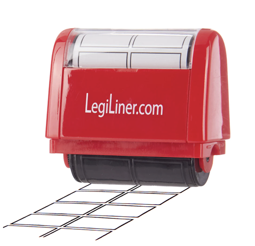 LegiLiner Self-Inking Teacher Stamp-LegiBoxes OT, Math and Handwriting Letter Boxes Roller Stamp