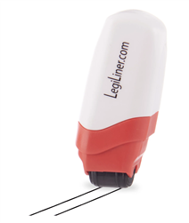 LegiLiner Self-Inking Teacher Stamp-3/8-inch Double Solid Handwriting Lines Roller Stamp
