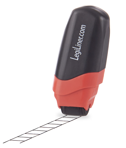 LegiLiner Self-Inking Teacher Stamp-Small Squares Roller Stamp