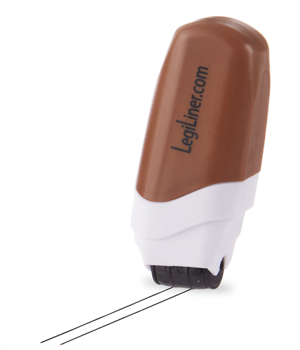 LegiLiner Self-Inking Teacher Stamp-1/4-inch Mini Double Handwriting Lines Roller Stamp