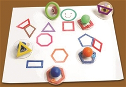 Giant Outline Geometric Shapes, Pack of 10