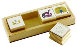 Life Cycle Stamps-Peacock