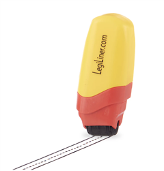 LegiLiner Self-Inking Teacher Stamp-3/8-inch Dashed Handwriting Lines Roller Stamp