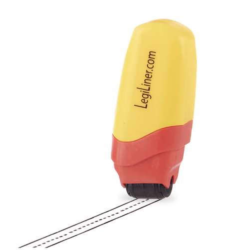 LegiLiner Self-Inking Teacher Stamp-3/8-inch Dashed Handwriting Lines Roller Stamp