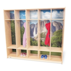 Nature View Five Section Coat Locker