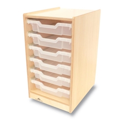 Clear Tray Storage Cabinet