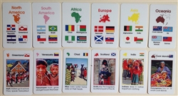 World People 2 Plastic Cards for Ages 3-6