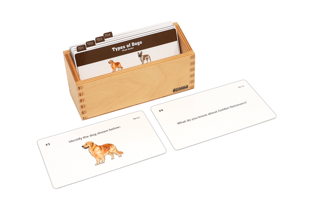 Types of Dogs Task Cards