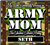 Personalized Army Mom car window decals or magnets