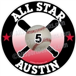 baseball car stickers decals clings & magnets