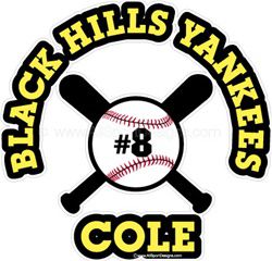 baseball car window sticker decals magnets wall decals