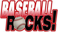 Baseball window sticker decal clings & magnets