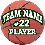 basketball clings stickers decals & magnets
