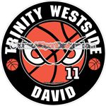 basketball car stickers clings decals & magnets