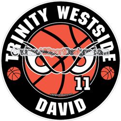 basketball car stickers clings decals & magnets